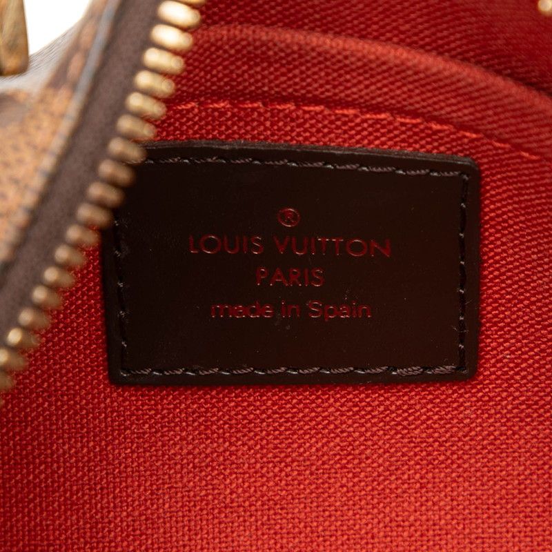 Louis Vuitton Damier Riviera Mini Bag Brown Ebene Leather — view 5