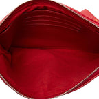 Louis Vuitton New Wave Pochette Zip Clutch Red Leather — view 4