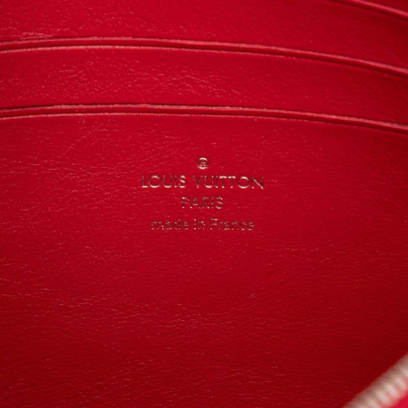 Louis Vuitton New Wave Pochette Zip Clutch Red Leather — view 5