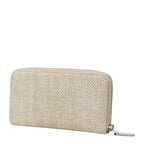 Chanel Deauville Line Zip Around Wallet Gray Tweed — view 2