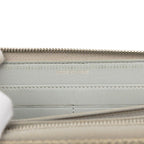 Chanel Deauville Line Zip Around Wallet Gray Tweed — view 7