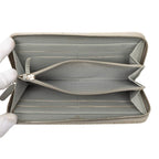 Chanel Deauville Line Zip Around Wallet Gray Tweed — view 6