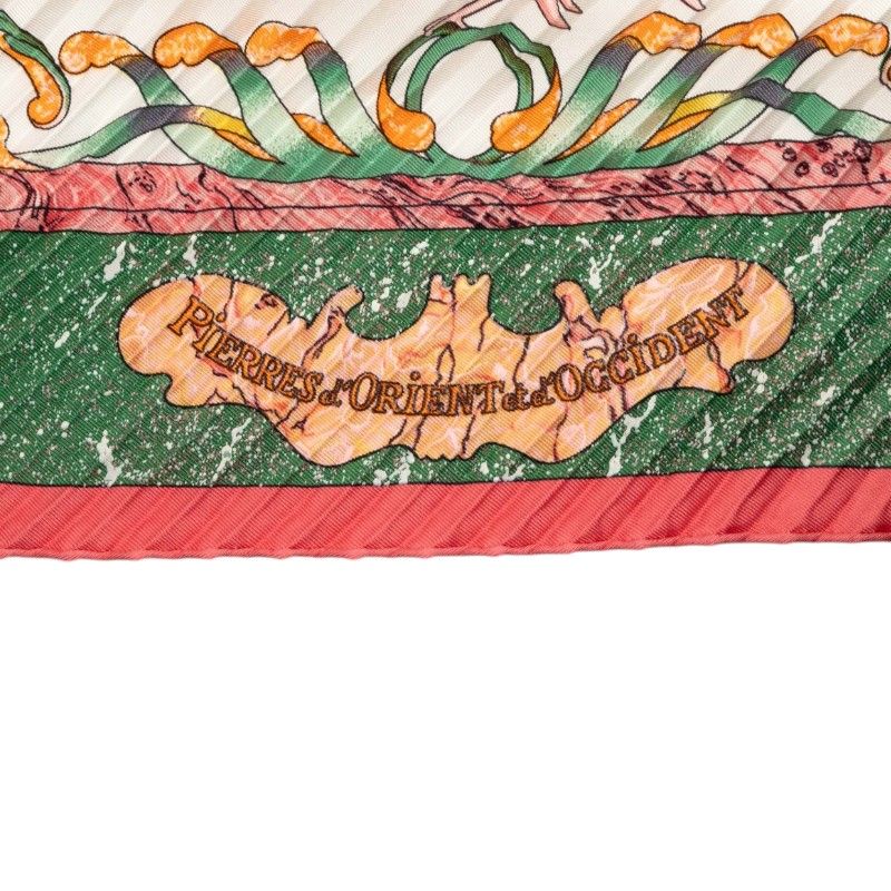 Hermes Carre Pierres D' Orient Et D' Occident Oriental Stone and Western — view 5