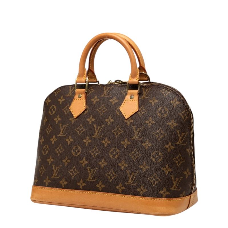 Louis Vuitton Monogram Alma PM Handbag Brown Leather — view 2
