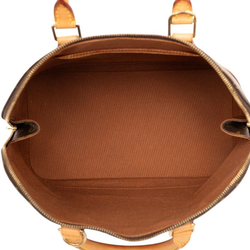 Louis Vuitton Monogram Alma PM Handbag Brown Leather — view 9