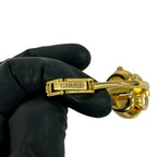 Gucci Vintage Bangle Watch Quartz Gold Black — view 3