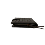 Bottega Veneta Intrecciato Leather Bifold Wallet Mini Card Case Brown — view 4