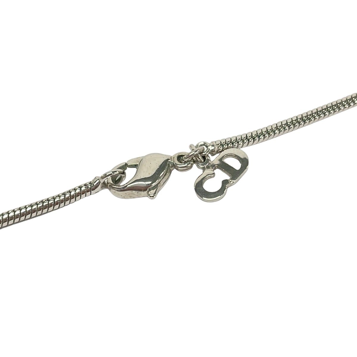 Dior Necklace Silver — view 4