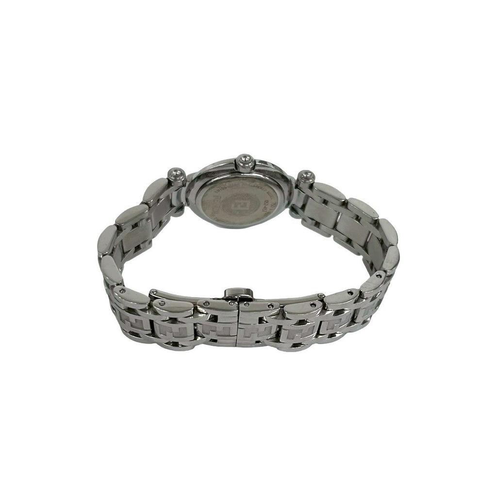 Fendi Vintage Orologi FF Logo Quartz Watch Stainless Steel Silver — view 9