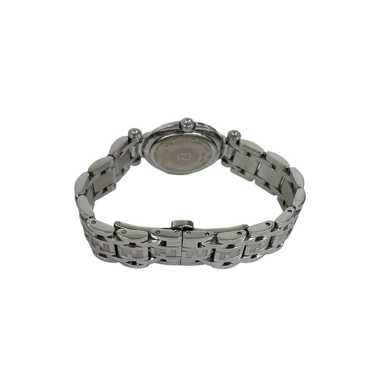 Fendi Vintage Orologi FF Logo Quartz Watch Stainless Steel Silver — view 9