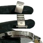 Hermes Vintage Clipper Stainless Steel Quartz Watch Wrist Silver — view 3