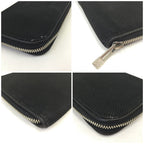 Louis Vuitton Damier Geant Portefeuille Longippe Zip Around Wallet Black — view 4