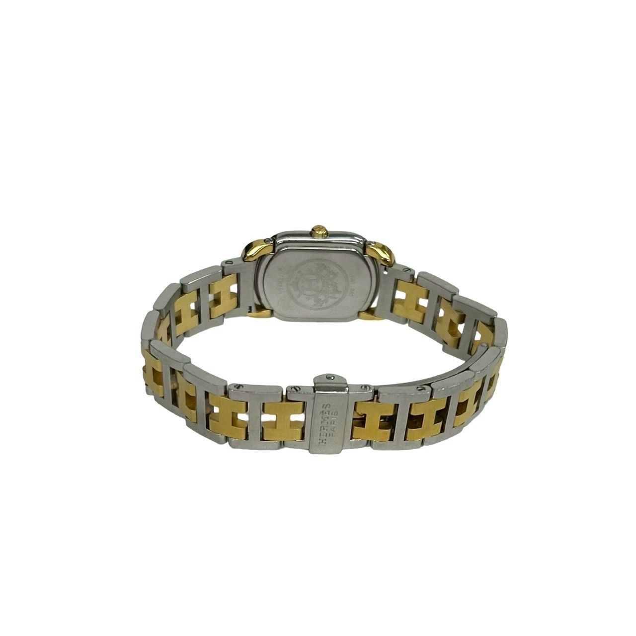 Hermes Vintage Rallye Stainless Steel Quartz Wrist Watch Silver — view 9