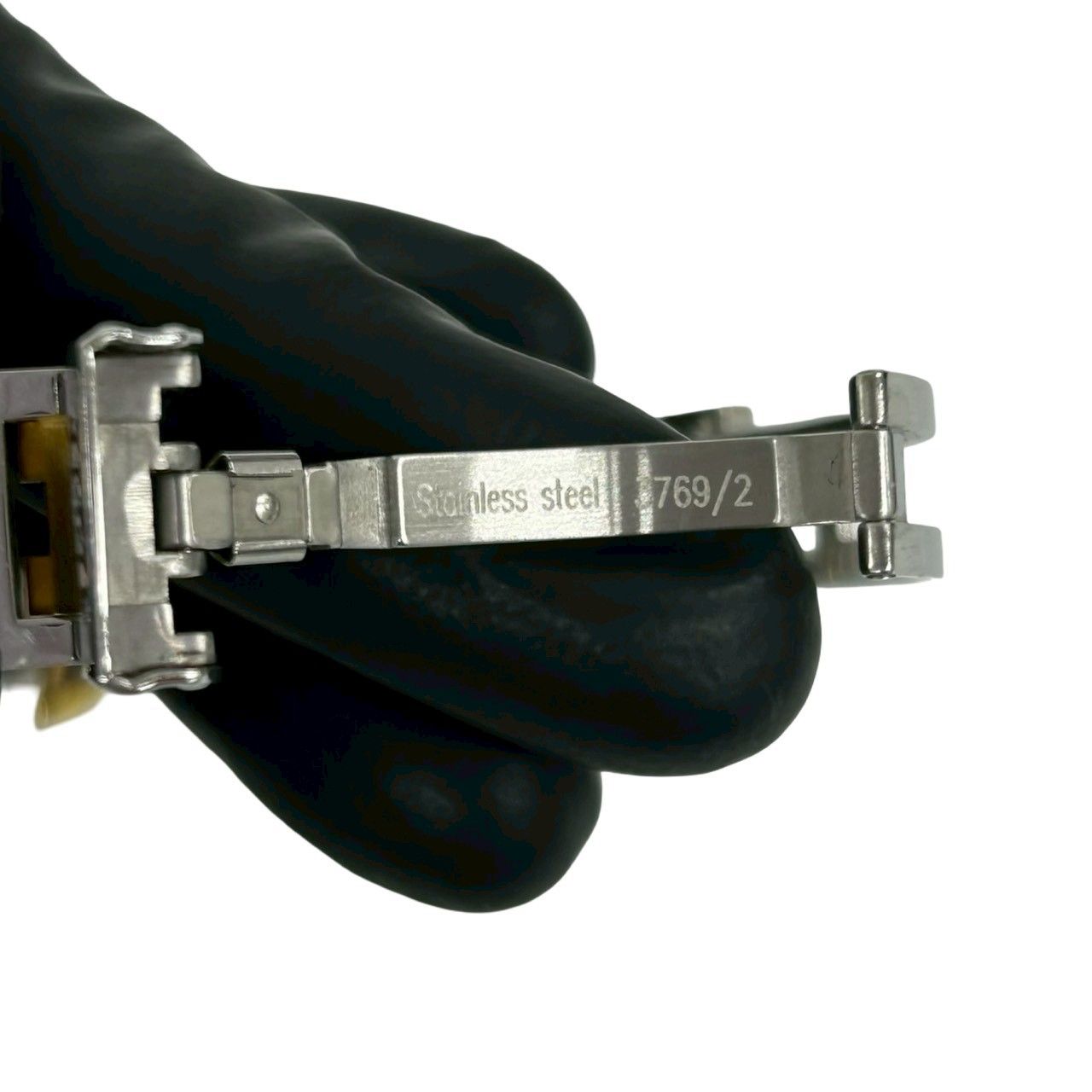 Hermes Vintage Rallye Stainless Steel Quartz Wrist Watch Silver — view 4
