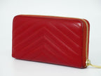 Saint Laurent YSL Cassandra Stitch Leather Zip Around Wallet — view 2