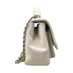 Chanel Shoulder Bag Business Affinity Chain Quilted Caviar Leather CC Logo — view 4