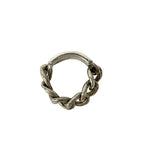 Gucci Ring Silver Light Blue Mosaic Chain — view 4