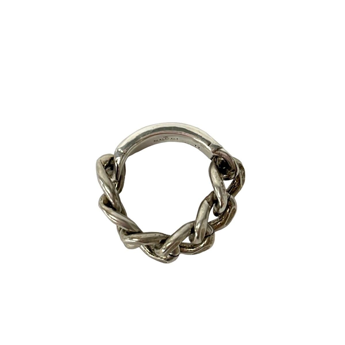 Gucci Ring Silver Light Blue Mosaic Chain — view 4