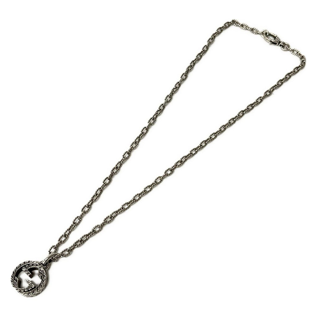 Gucci Necklace Interlocking Arabesque Silver — view 2