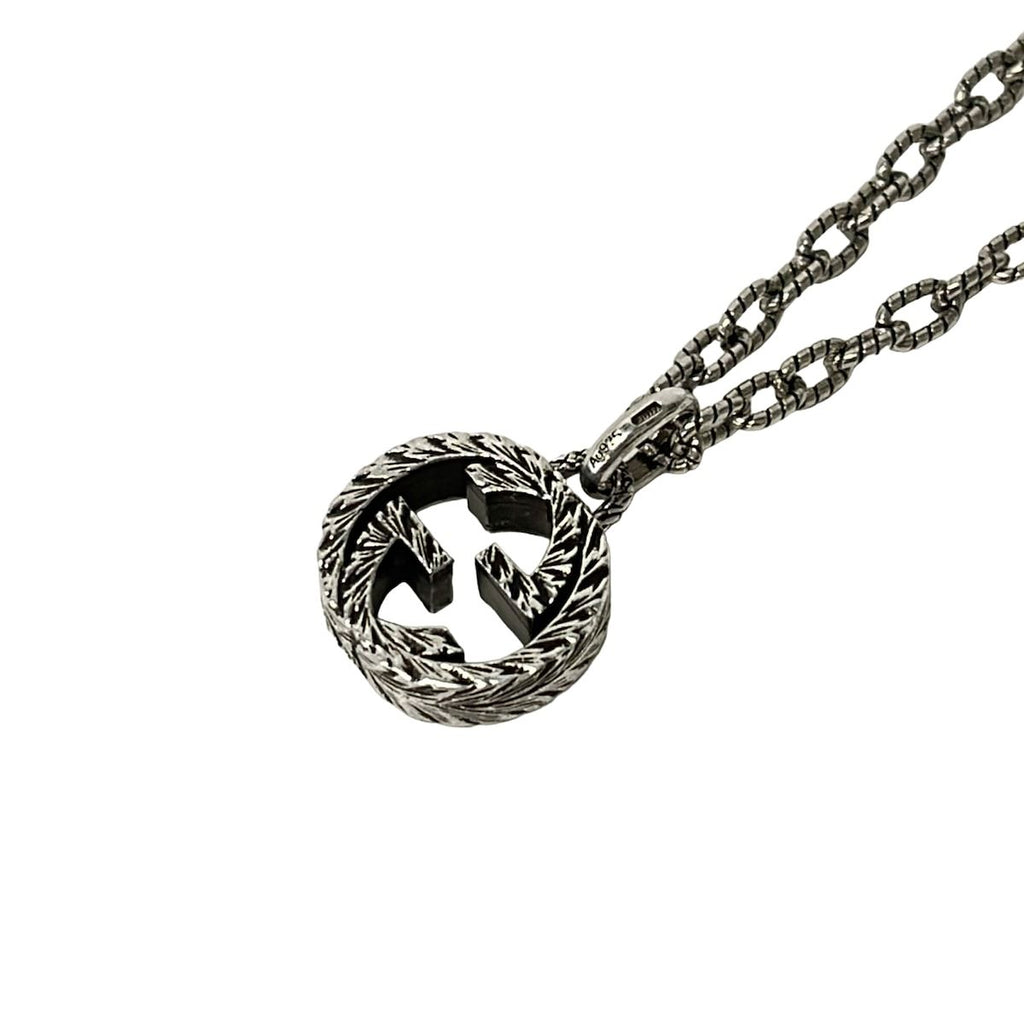 Gucci Necklace Interlocking Arabesque Silver — view 3