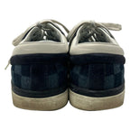 Louis Vuitton Sneakers 6.5 Dark Navy White Damier Pattern Leather — view 3