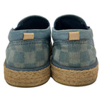 Louis Vuitton Slip Ons 7 Light Blue Damier Pattern Slipper — view 3