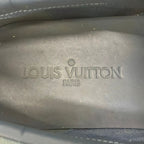 Louis Vuitton Slip Ons 7 Light Blue Damier Pattern Slipper — view 5
