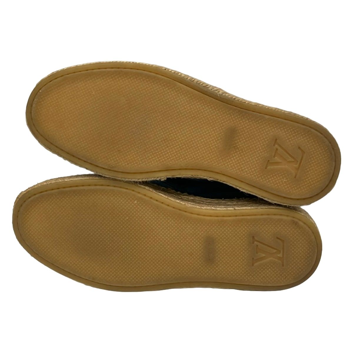 Louis Vuitton Slip Ons 7 Light Blue Damier Pattern Slipper — view 4