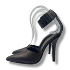 Gucci High Heels Sandal Logo Leather Brown — view 5