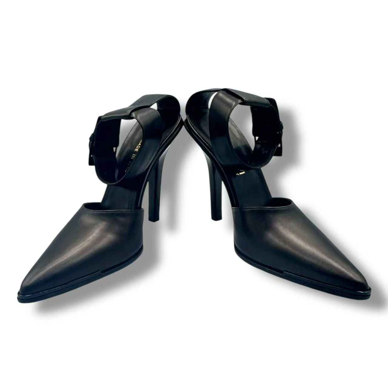 Gucci High Heels Sandal Logo Leather Brown — view 3