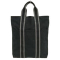 Hermes Fourre Tout Cabas Tote MM Canvas Black Gray