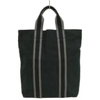 Hermes Fourre Tout Cabas Tote MM Canvas Black Gray — view 2