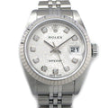 Rolex Datejust Number 2003 10 Points Diamond Index Silver Computer Dial Date