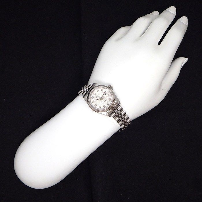 Rolex Datejust Number 2003 10 Points Diamond Index Silver Computer Dial Date — view 8
