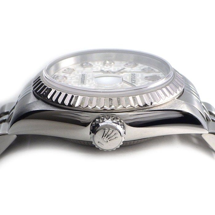 Rolex Datejust Number 2003 10 Points Diamond Index Silver Computer Dial Date — view 2