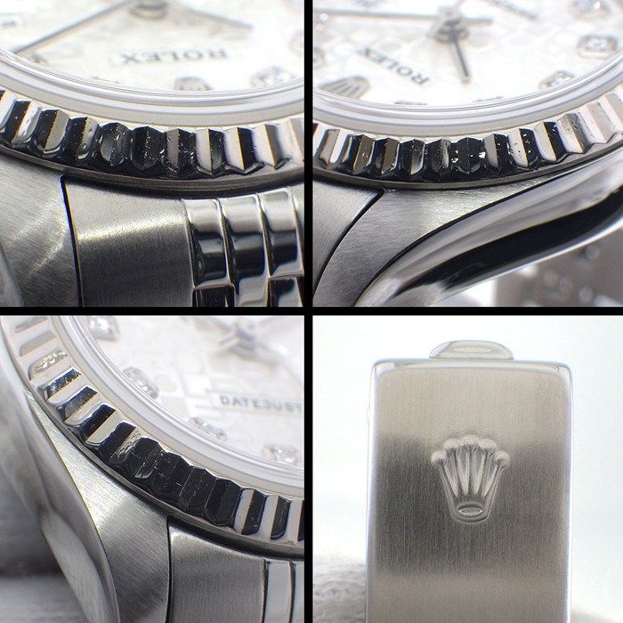 Rolex Datejust Number 2003 10 Points Diamond Index Silver Computer Dial Date — view 7