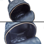 Dior Backpack Cannage Mini Black Lambskin Gold — view 5