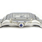 Cartier Watch Panthère Mini Square Silver Dial Roman Index SS Quartz Analog — view 2