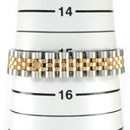 Rolex Watch Datejust Roulett Black Dial Roman Index Date 18k Pink Gold SS — view 9