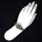 Rolex Watch Datejust Roulett Black Dial Roman Index Date 18k Pink Gold SS — view 8