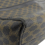 Celine Macadam Pattern Shoulder Bag Brown — view 7