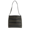 Celine Macadam Pattern Shoulder Bag Brown