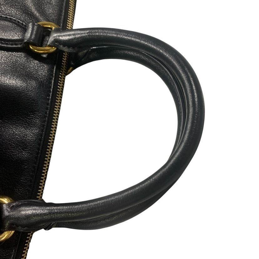 Prada 2-Way Handbag Leather Nero — view 7