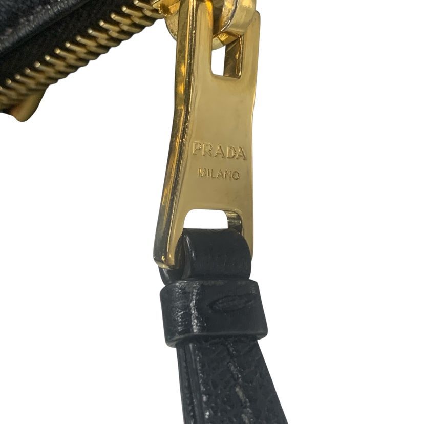 Prada 2-Way Handbag Leather Nero — view 6