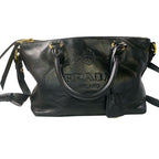 Prada 2-Way Handbag Leather Nero