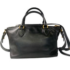 Prada 2-Way Handbag Leather Nero — view 2