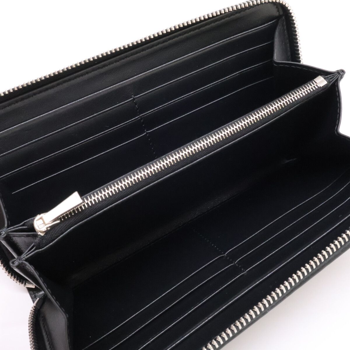 Celine Large Zip Wallet Triomphe Embossed Calfskin — view 7