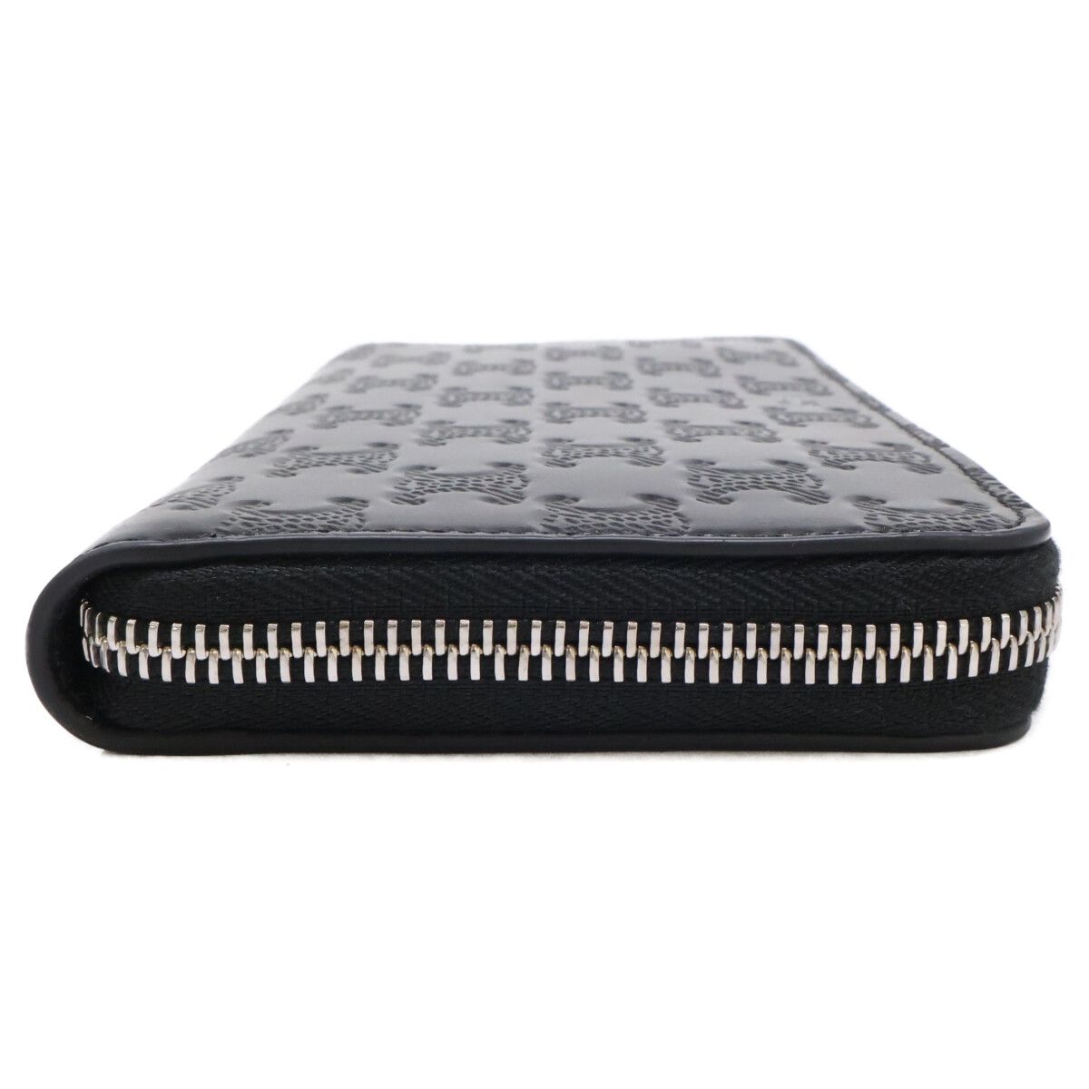 Celine Large Zip Wallet Triomphe Embossed Calfskin — view 2