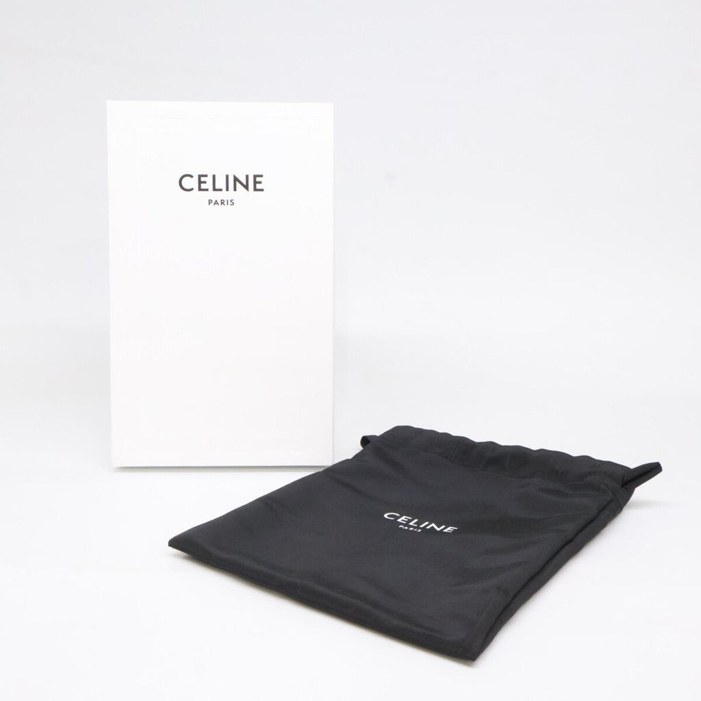 Celine Large Zip Wallet Triomphe Embossed Calfskin — view 9