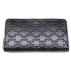 Celine Large Zip Wallet Triomphe Embossed Calfskin